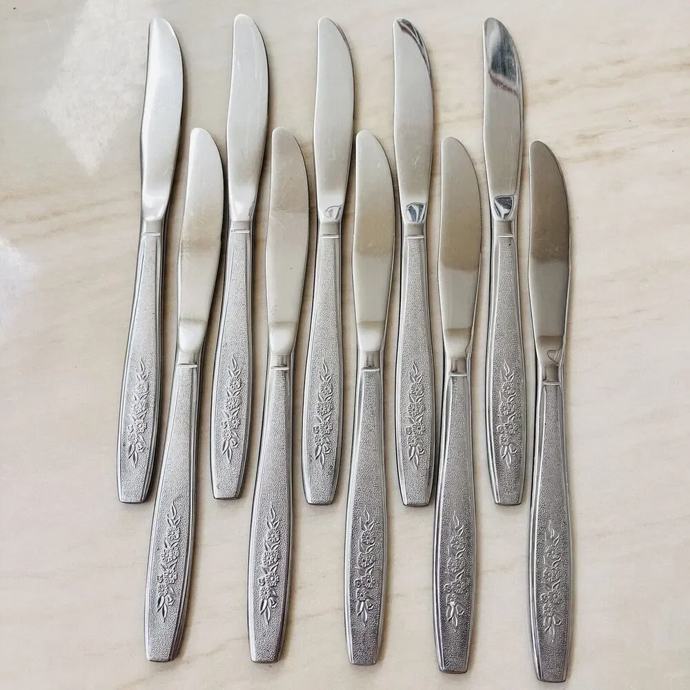 Oneida Spring Ballad Stainless Flatware Set of 35pc